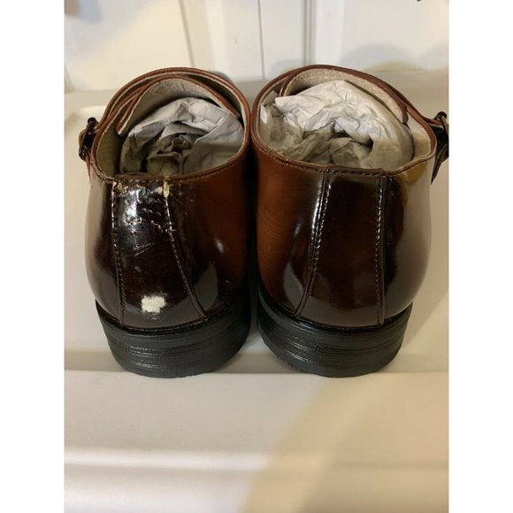 Majestic Collection Men’s Sz 7 1/2 Dress Shoes, Double Monk Strap Leather Scuffs main image 6